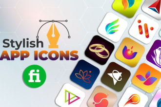 design awesome app icon or app logo for app store and google play