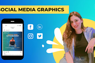 design creative graphics for your social media, website, ads