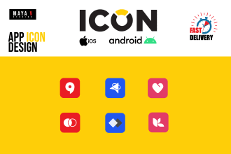 design professional ios or android  app icon