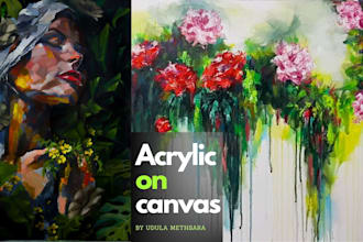 do acrylic paintings with shipping
