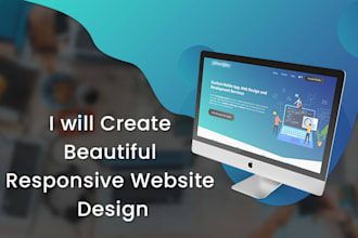 create a beautiful responsive website design in HTML CSS bootstrap