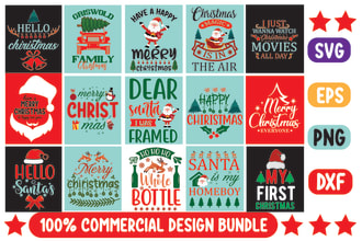 do ugly christmas sweater and t shirt with svg design bundle