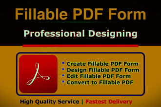 create interactive fillable PDF forms