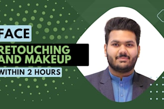 do face retouching and face beauty