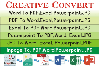 convert pdf to word, excel, powerpoint, jpg to pdf