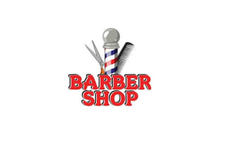 make a barber shop and saloon logo for your business