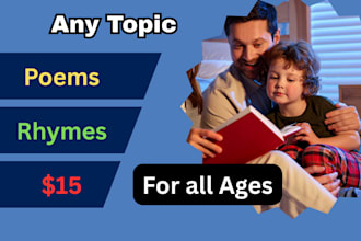 write creative rhyming poems for kids