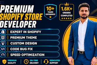 be your shopify developer and expert in SEO , coding and bug fix