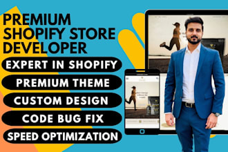 be your shopify developer and expert in SEO , coding and bug fix