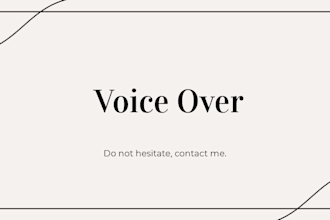 be your english female voice over artist