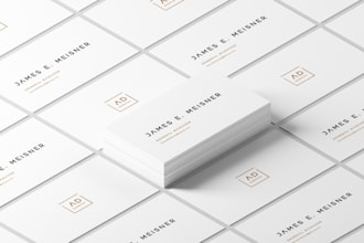 do an astonishing business card and stationery design