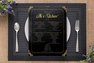 design restaurant menu, food menu, fastfood menu board,