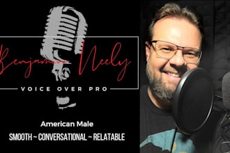 perform and record the voiceover for audio projects