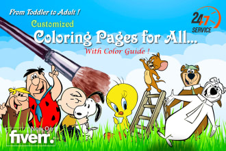 draw any photo into a coloring book page