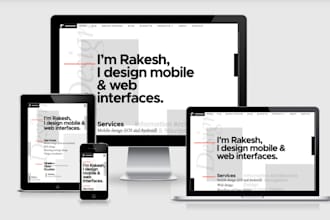 create a proffesional web design for your website