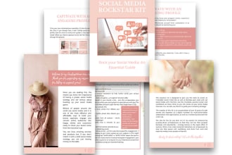 do ebook, lead magnet, ebook formatting and layout design
