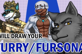draw your furry character or create fursona art