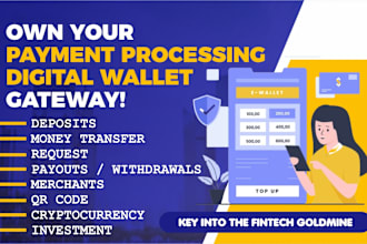 build your payment processing digital wallet gateway website