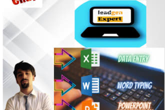 do any type of microsoft office word, excel and powerpoint projects