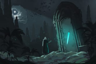 paint a stylized illustration