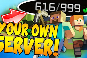 create a custom minecraft server of your choice