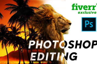 do photoshop editing and image manipulation professionally
