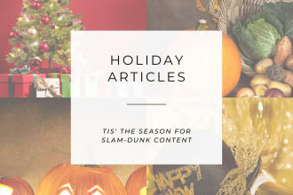 write quality native english holiday articles
