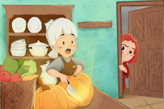 draw children illustration, kids and cute illustrations