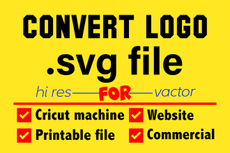 convert logo to svg, convert icon to high resolution file