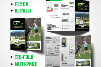 design a flyer, bifold, trifold, brochure, poster,or leaflet