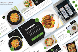 design investor and marketing pitch deck