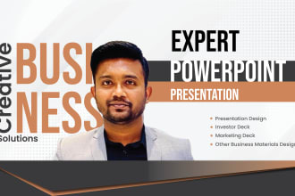 design investor and marketing pitch deck