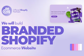 design, redesign shopify website, build ecommerce website