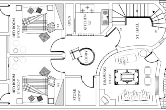 do 2d or 3d autocad drawings