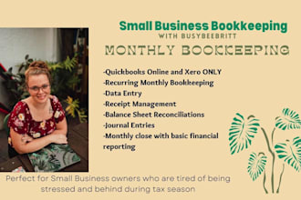 do your monthly accounting and bookkeeping