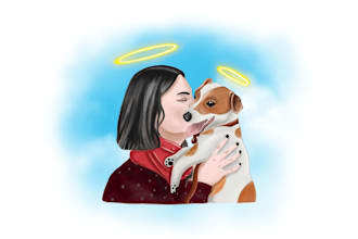 draw adorable children cartoon illustration