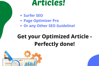 write an article with surfer SEO
