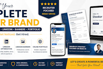 create an ats resume, cover letter and optimize your linkedin profile