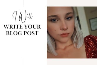write your blog post