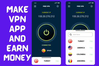 build an android VPN app with ads and in app purchase