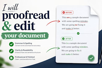proofread and edit your text quickly and accurately