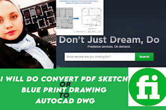 do convert pdf sketch or your drawing to autocad