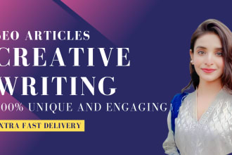 write creative SEO articles related to health and fitness