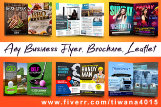 design any business brochure, flyer or leaflet