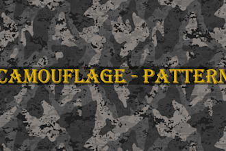 design camouflage patterns for print, fabric, and textile