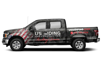 do stunning professional truck, trailer vehicle wrap design