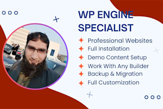 build high performance website on wp engine