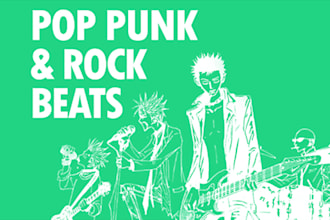 make pop punk beats, punk rock guitar beat instrumental