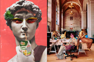 do funny meme by put classical art in your picture