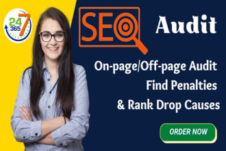 create SEO audit report with long term action plan